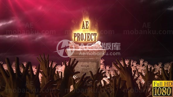 古代标志演绎AE模板