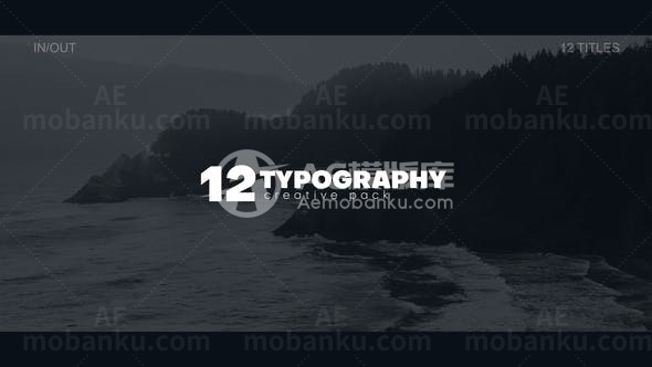 动画标题演绎AE模板