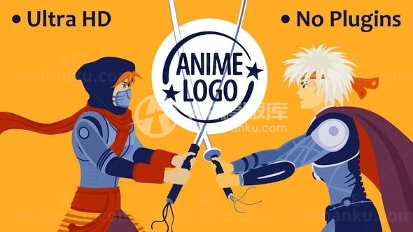 动漫标志动态演绎AE模板