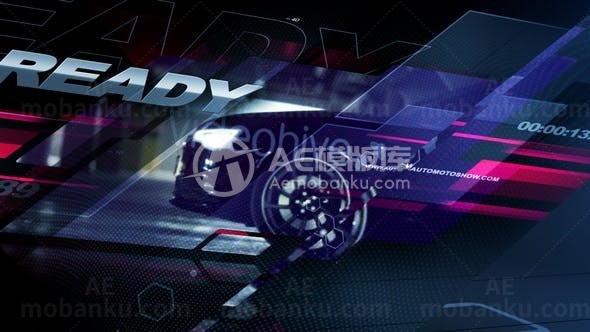 汽车炫酷展示AE模板