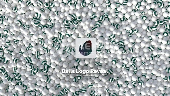 球标志展示演绎AE模板