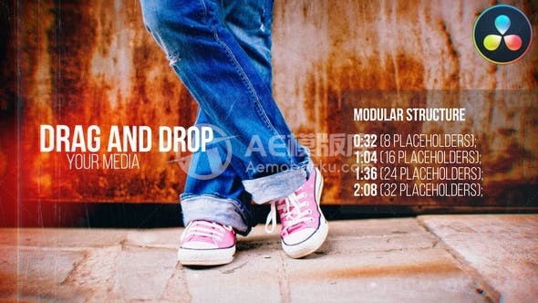 美丽的故事幻灯片展示AE模板