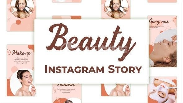 美丽Instagram故事演绎AE模板