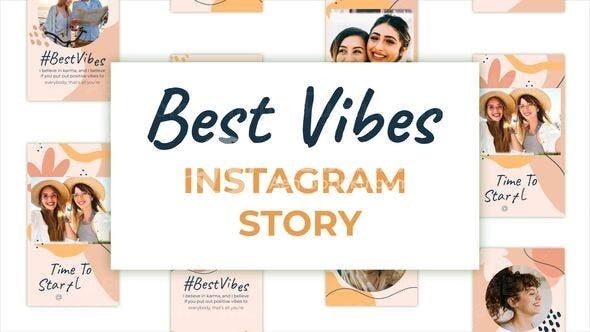 最佳氛围Instagram多屏图片展示AE模板