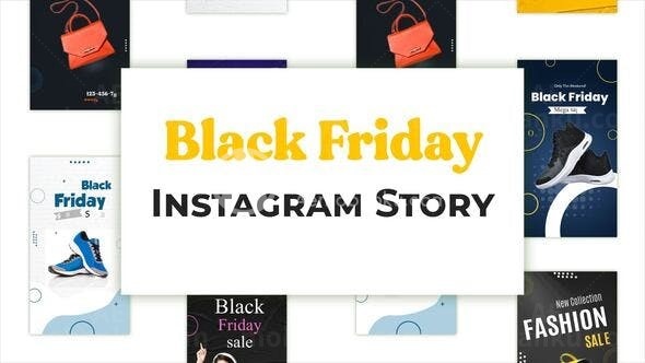 黑色星期五产品宣传促销AE模板