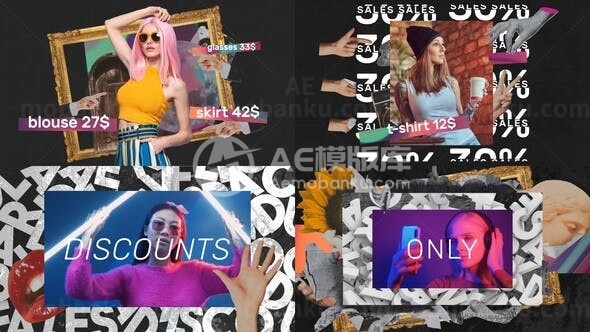 黑色星期五促销活动AE模板