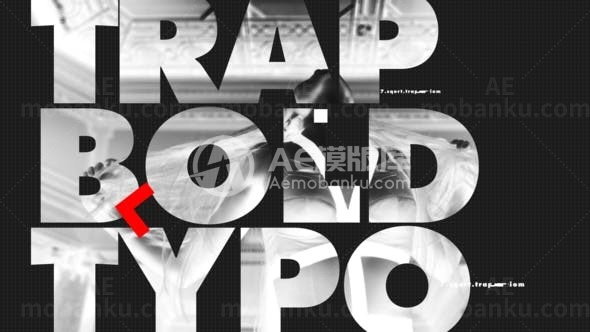 粗体标题快节奏视频展示AE模板