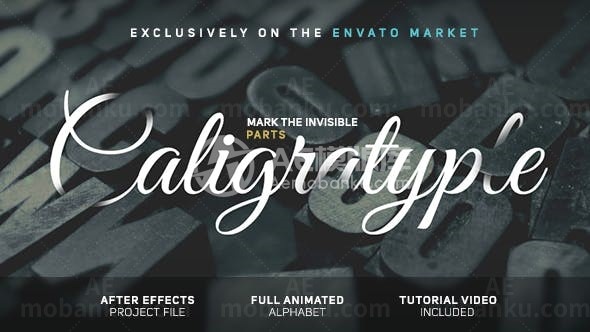 动画装饰图片视频展示AE模板