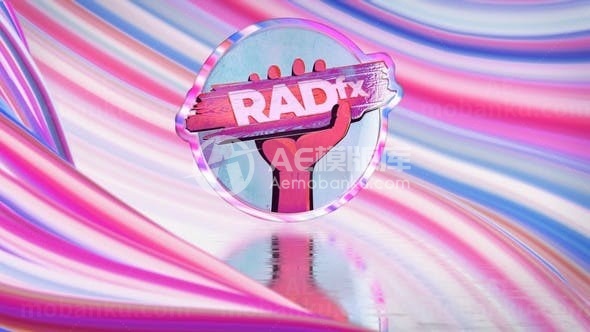 糖果标志演绎AE模板