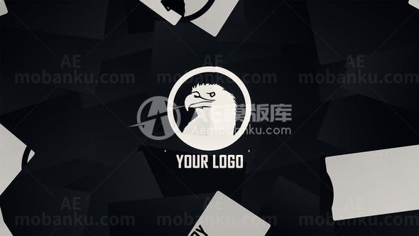 卡片标志展示演绎AE模板