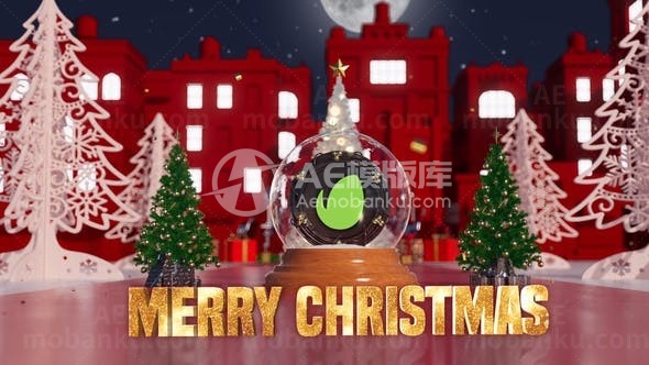 圣诞祝福动态演绎AE模板