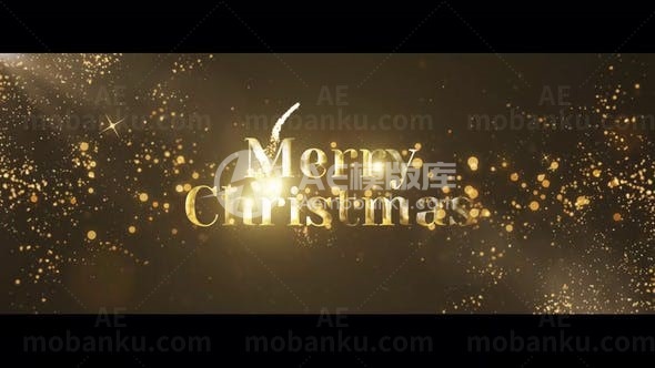 圣诞祝福动态演绎AE模板