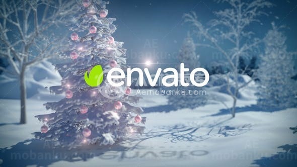 圣诞节标志演绎AE模板