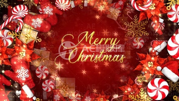 圣诞揭幕战演绎AE模板