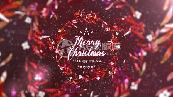 圣诞宣传片展示AE模板