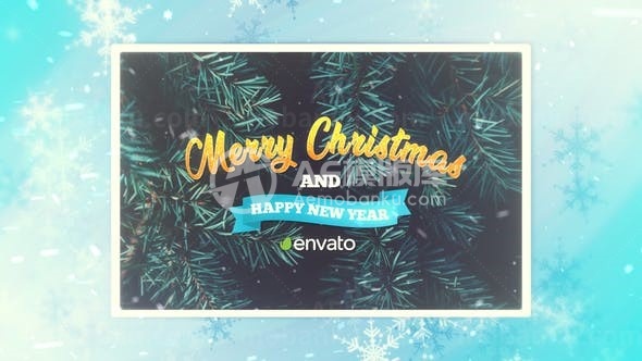 圣诞幻灯片展示AE模板