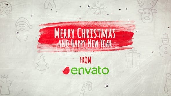 圣诞揭幕动态演绎AE模板