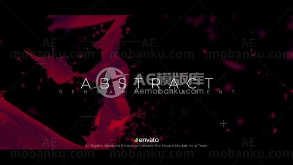 电影抽象开场演绎AE模板