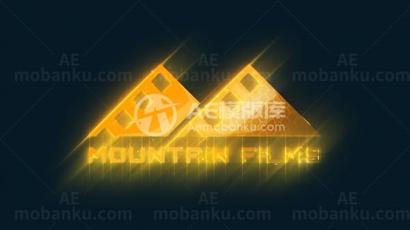 电影标志展示演绎AE模板