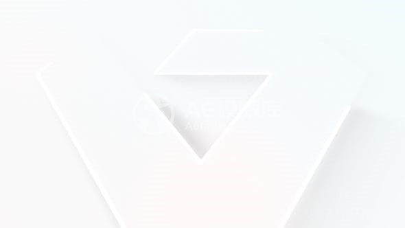 经典简单的标志展示演绎AE模板