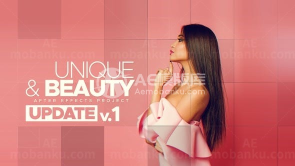 时尚图片视频展示AE模板