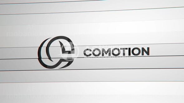 优雅的百叶窗过渡标志演绎AE模板