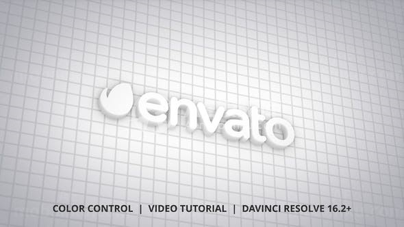 简洁的徽标展示演绎AE模板