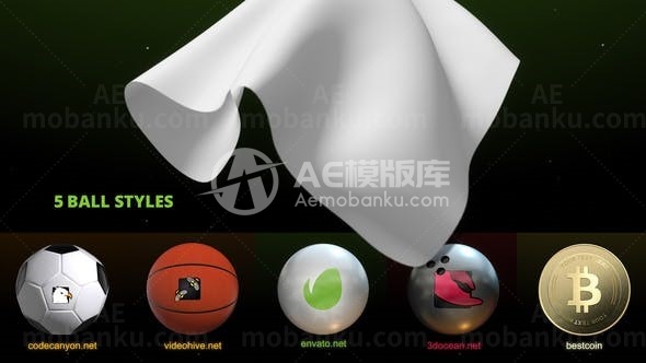 三维布艺展示AE模板