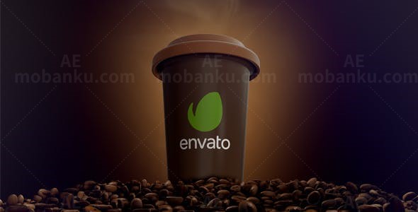 咖啡产品推广宣传促销AE模板