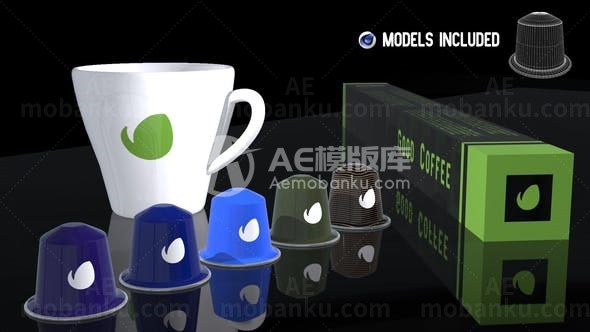 咖啡产品推广宣传促销AE模板