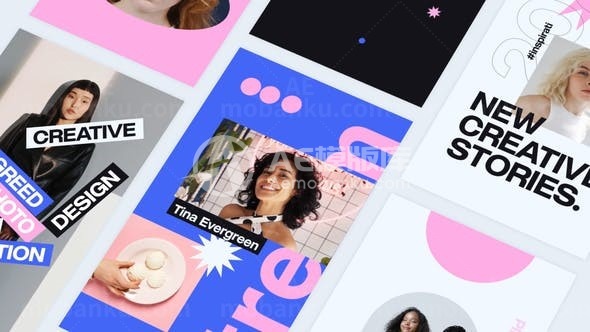 活力标题图片视频展示AE模板