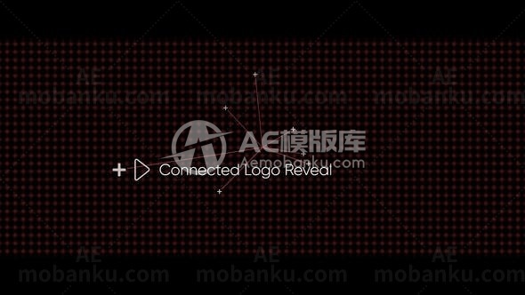 连接的徽标展示演绎AE模板