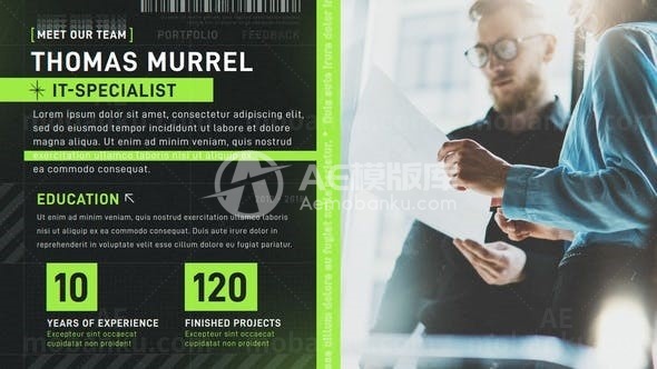 企业商业宣传片展示AE模板