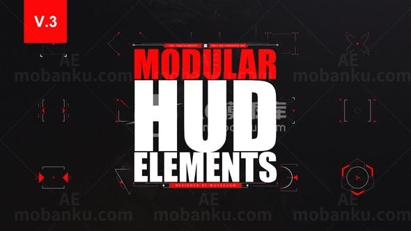 高科技信息图表展示AE模板