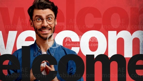 创意Youtube简介图片标题展示AE模板