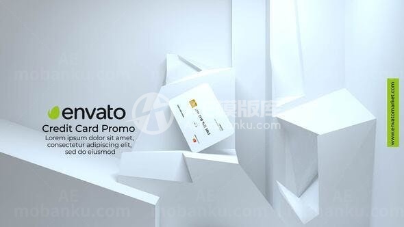 银行卡功能宣传推广AE模板