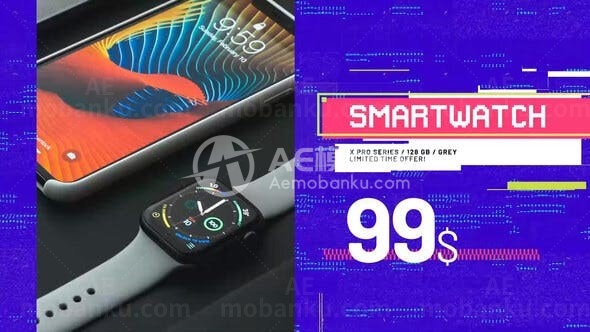 电子产品宣传促销AE模板