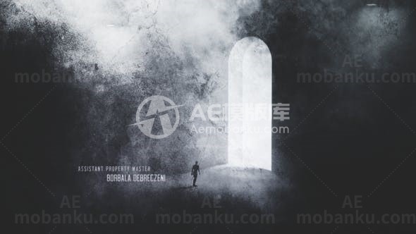 黑色影视片头演绎AE模板