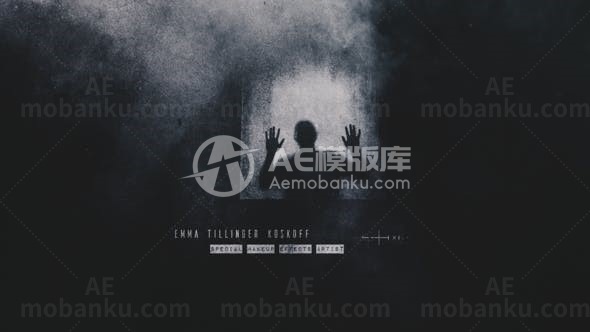 黑色效果梦想星球主标题展示AE模板