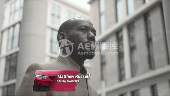 渐变标题动态演绎AE模板