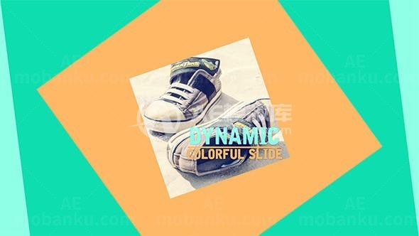 动态多彩的幻灯片展示AE模板