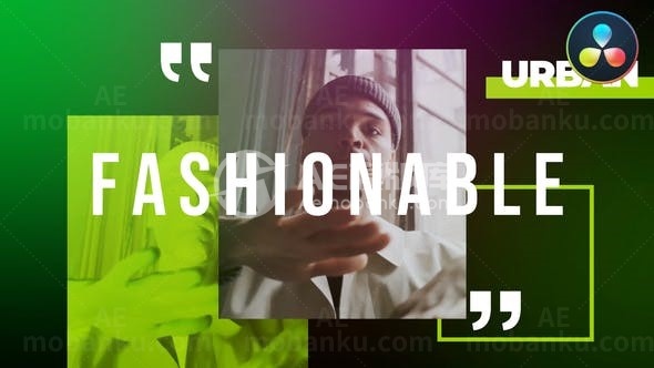 动态时尚介绍展示AE模板