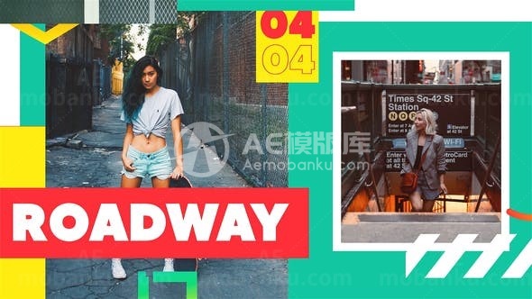 动态照片幻灯片展示AE模板