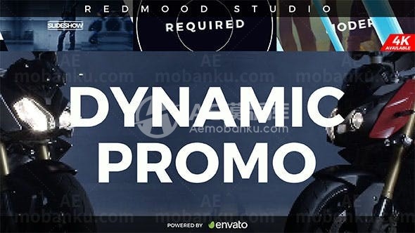 动态宣传片展示AE模板