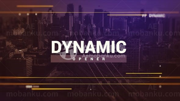 体育运动宣传片动态演绎AE模板