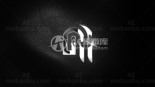 优雅的皮革标志演绎AE模板