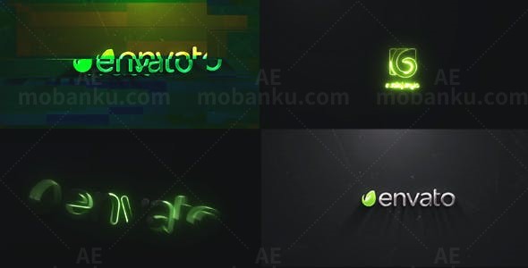 优雅的标志演绎AE模板