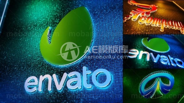 优雅的标志演绎AE模板