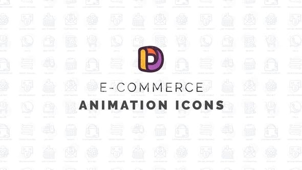 动画图标演绎AE模板