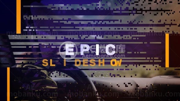 影视幻灯片动态展示AE模板